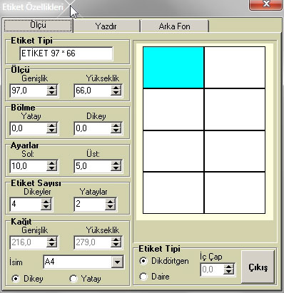 Label Options